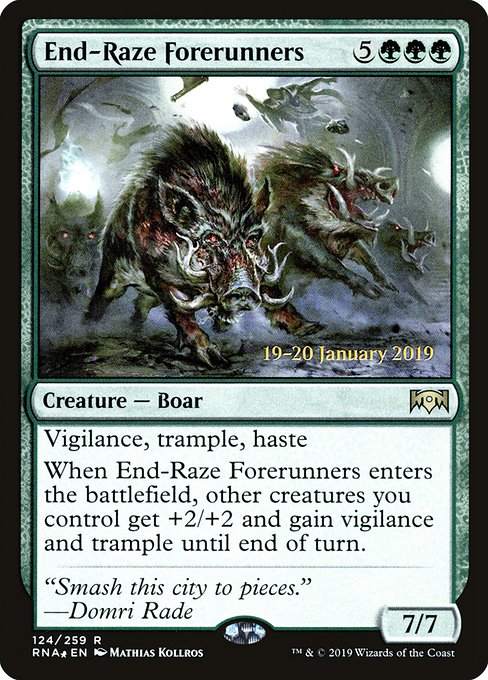 End-Raze Forerunners - Foil - Prerelease Promo