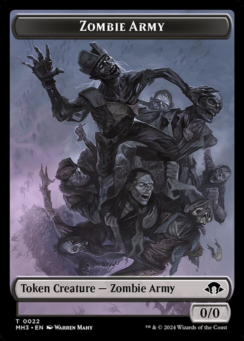 Zombie Army Token (MH3) - Foil