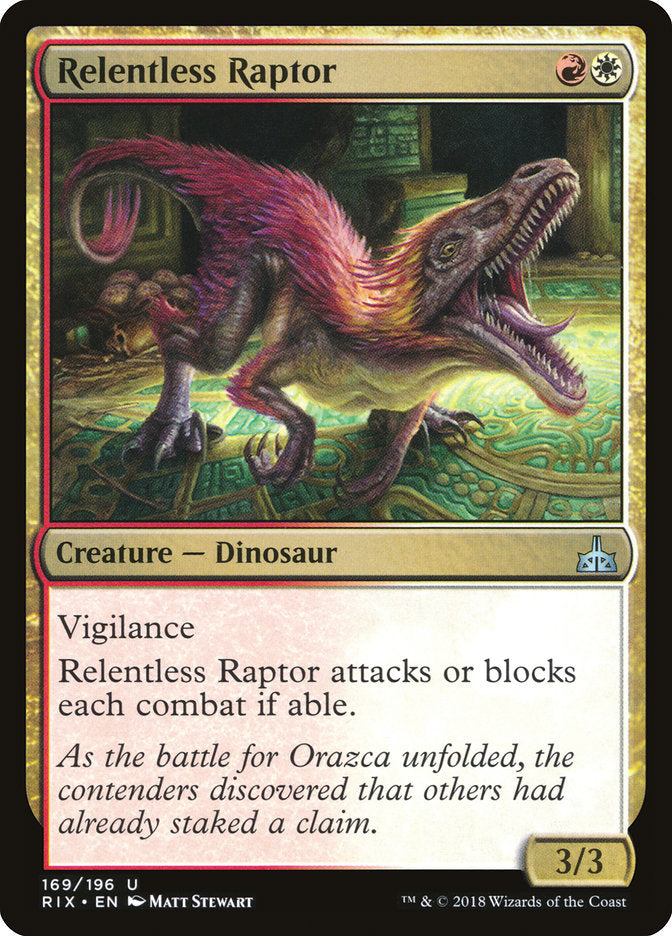 Relentless Raptor - Foil