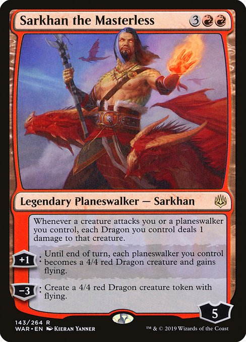 Sarkhan the Masterless (Japanese Alternate Art) - Foil