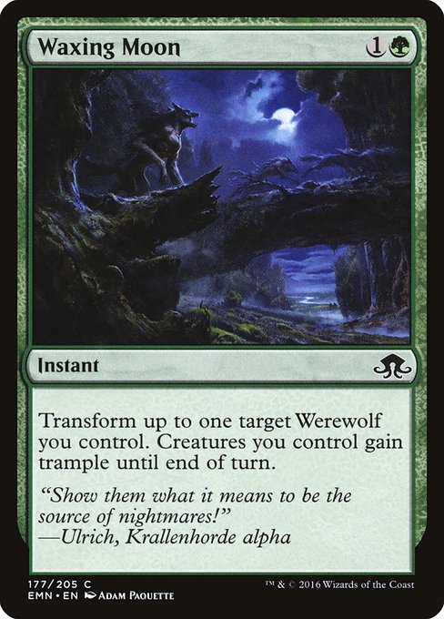 Waxing Moon - Foil