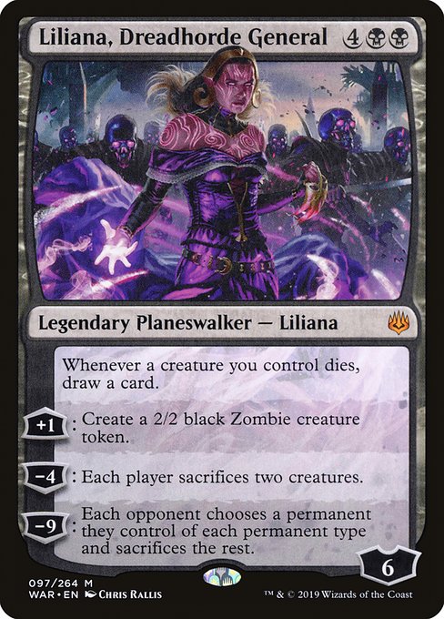 Liliana, Dreadhorde General (Japanese Alternate Art) - Foil