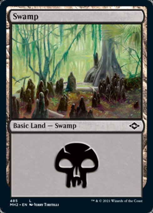 Swamp (485) - Foil-Etched
