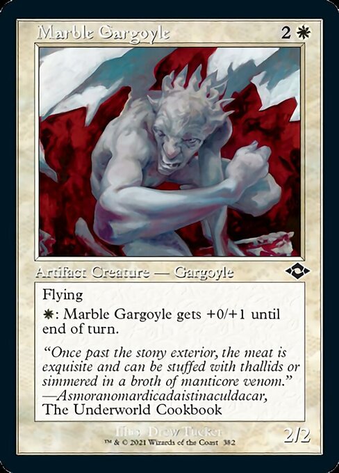 Marble Gargoyle - Foil-Etched