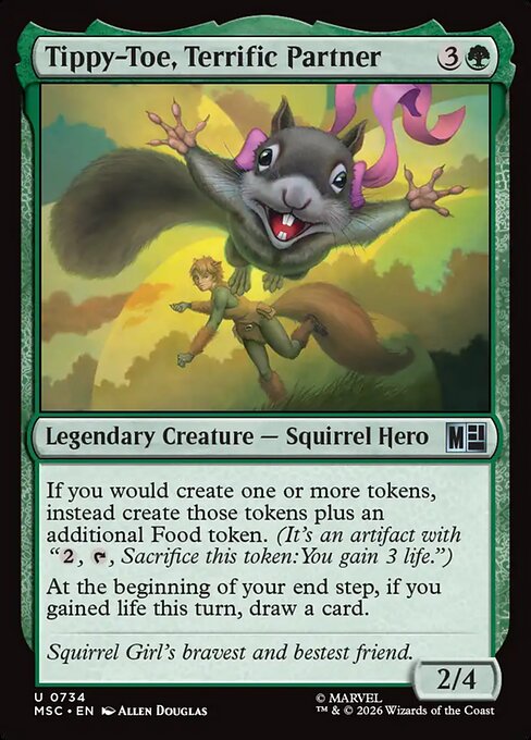 Tippy-Toe, Terrific Partner - Foil