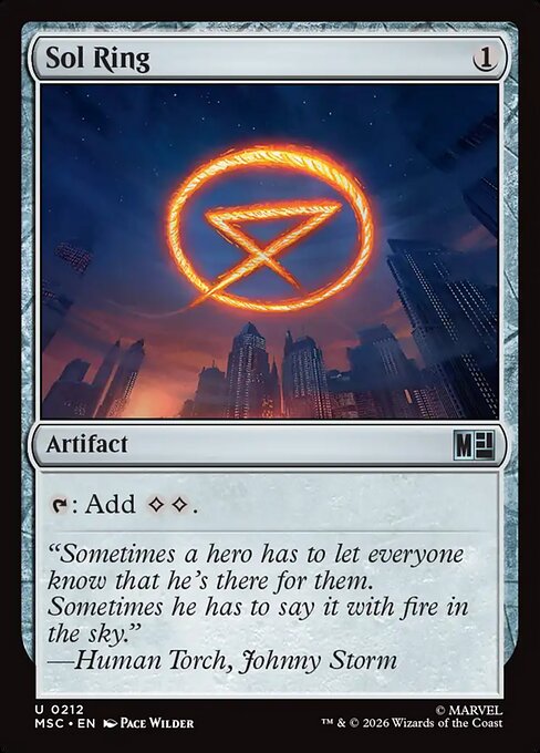 Sol Ring (0212) - Surge Foil
