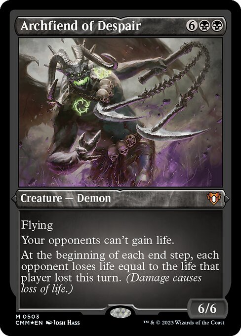 Archfiend of Despair - Foil-Etched
