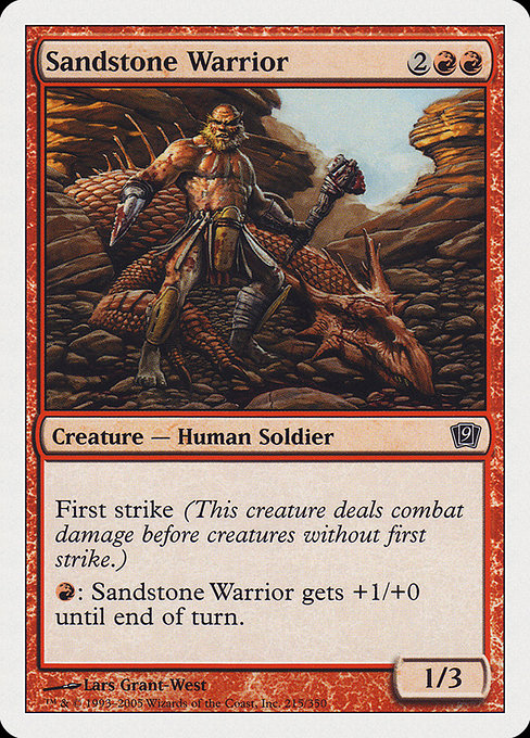 Sandstone Warrior - Foil
