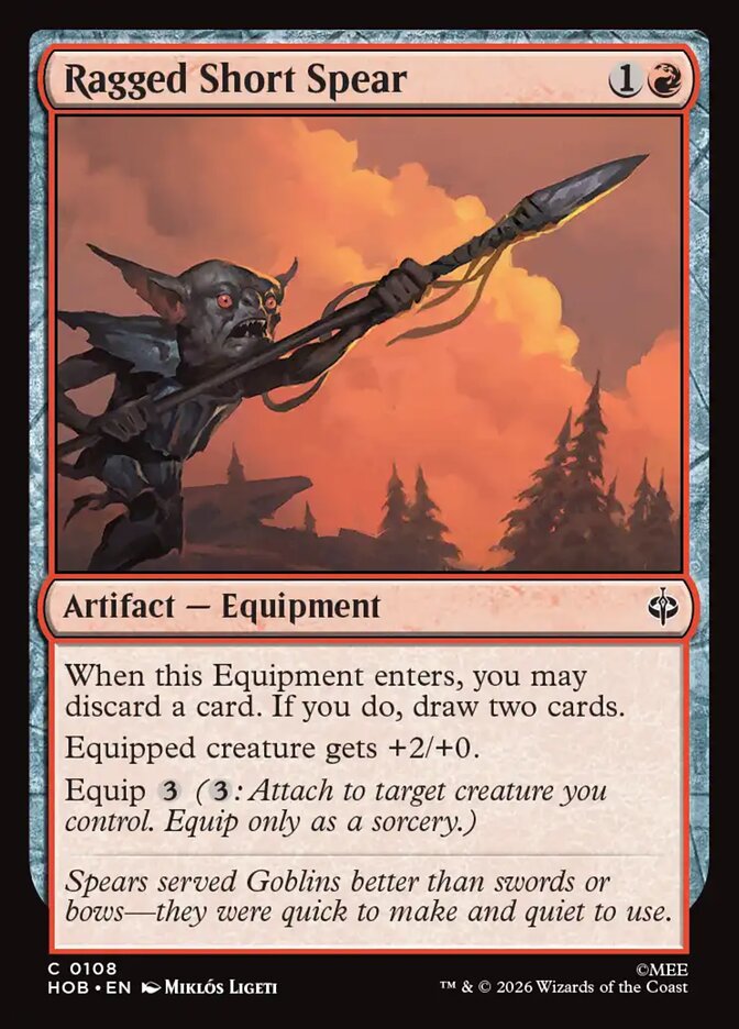 Ragged Short Spear - Foil