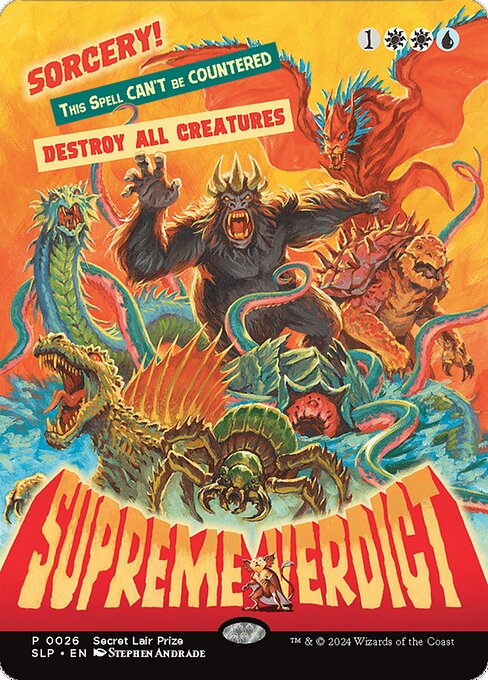 Supreme Verdict - Secret Lair Prize