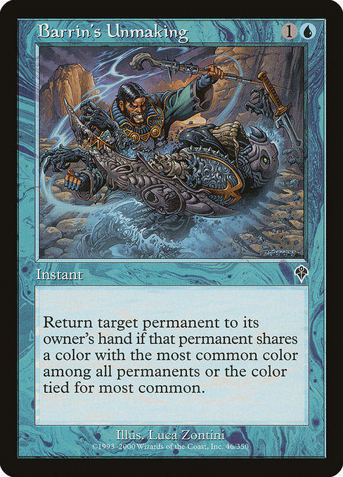 Barrin's Unmaking - Foil