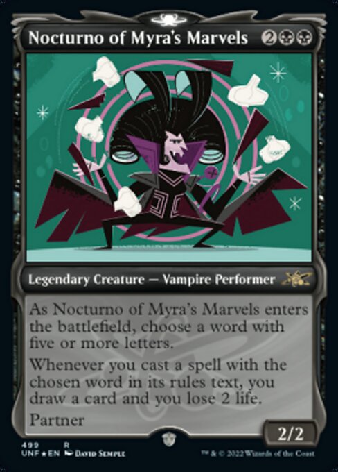 Nocturno of Myra's Marvels - Galaxy Foil