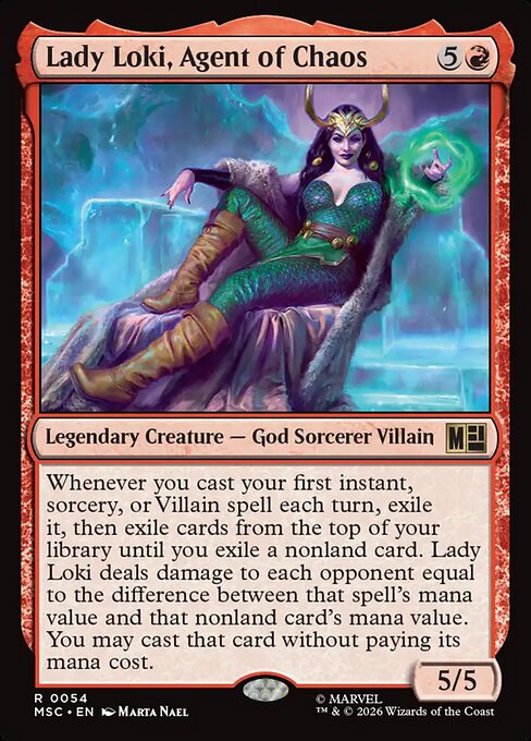 Lady Loki, Agent of Chaos - Surge Foil