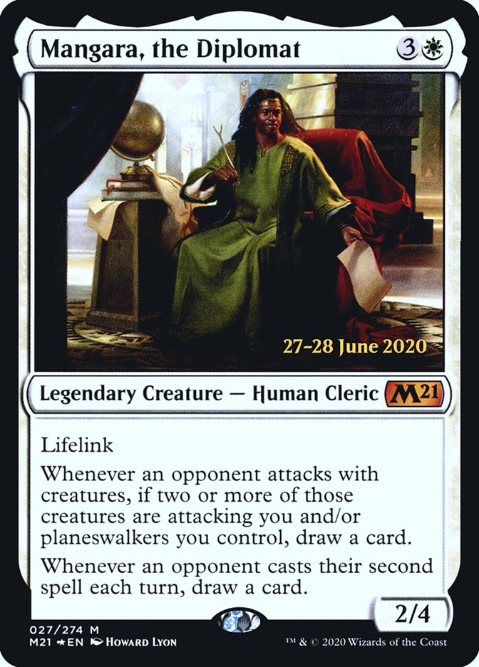 Mangara, the Diplomat - Foil - Prerelease Promo
