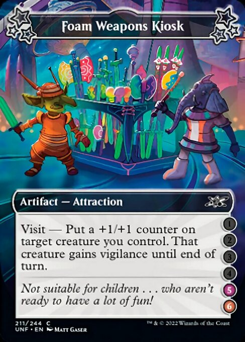 Foam Weapons Kiosk - Foil