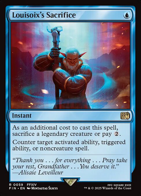 Louisoix's Sacrifice - Foil