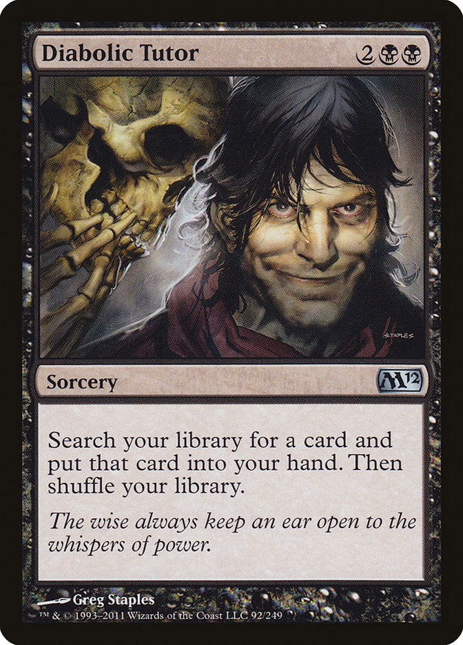 Diabolic Tutor - Foil