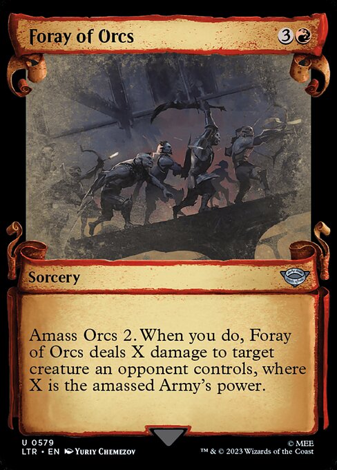 Foray of Orcs - Silver Foil