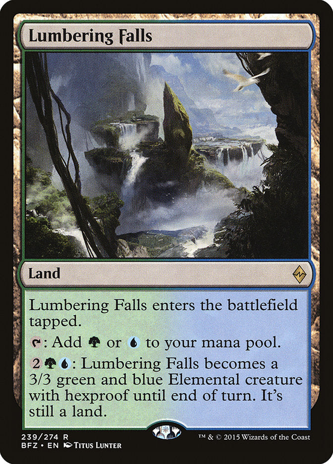 Lumbering Falls - Foil