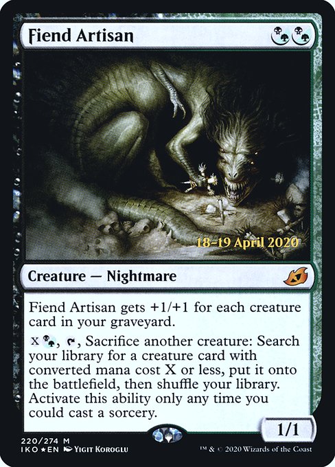 Fiend Artisan - Foil - Prerelease Promo