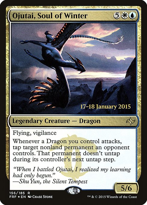 Ojutai, Soul of Winter - Foil - Prerelease Promo