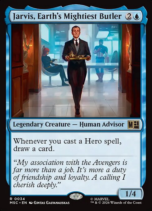 Jarvis, Earth's Mightiest Butler - Surge Foil