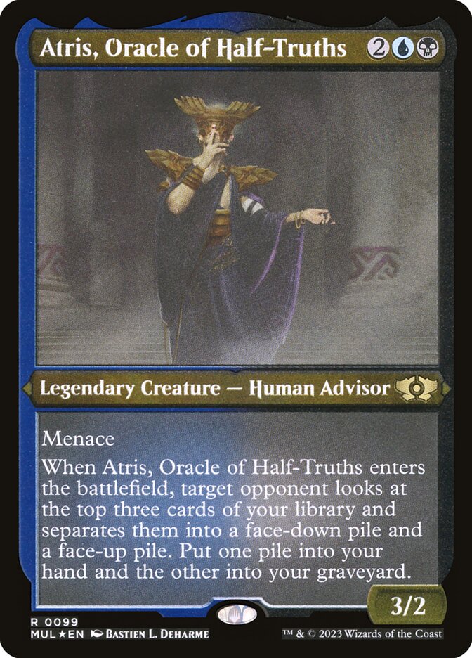 Atris, Oracle of Half-Truths - Foil-Etched