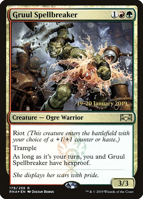 Gruul Spellbreaker - Foil - Prerelease Promo