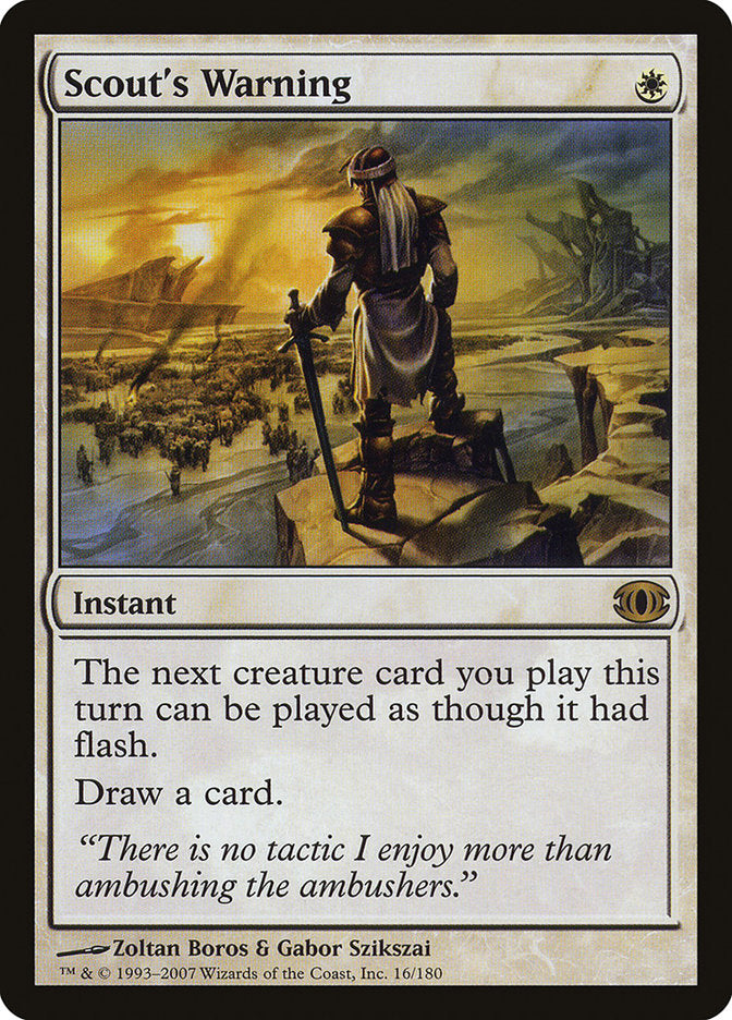 Scout's Warning - Foil