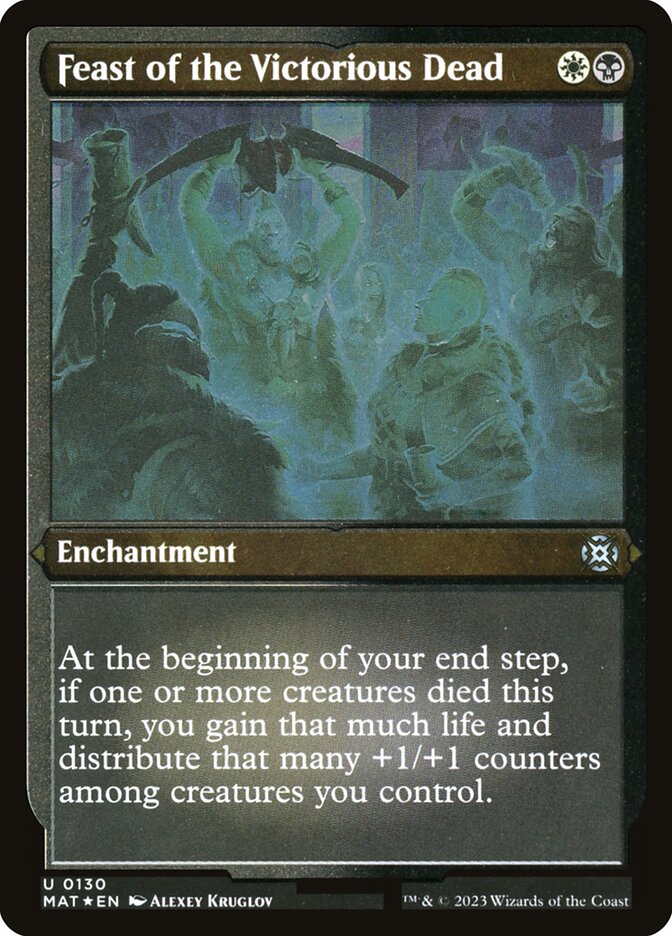 Feast of the Victorious Dead - Foil Etched