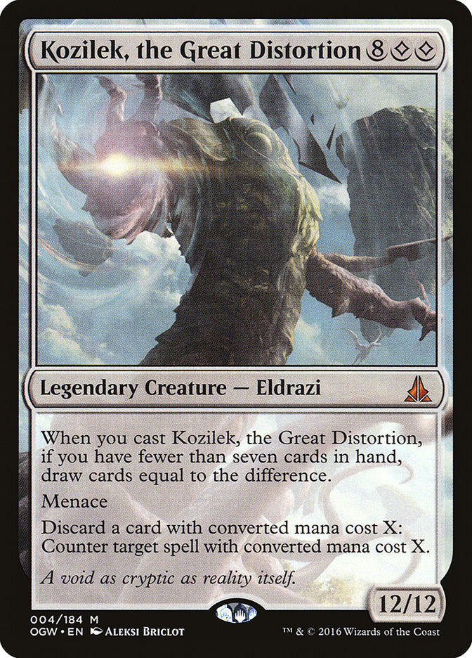 Kozilek, the Great Distortion - Foil