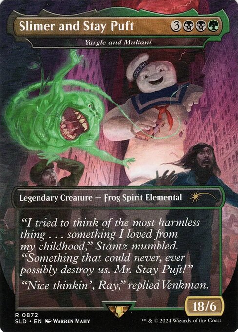 Yargle and Multani (Slimer and Stay Puft)