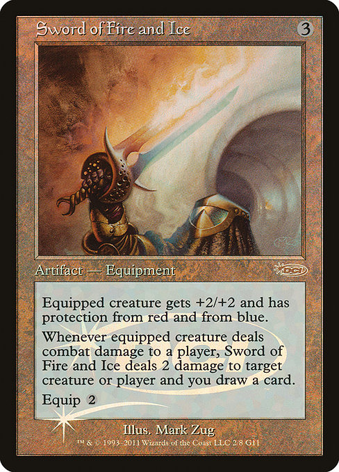 Sword of Fire and Ice - Foil - Judge Promo