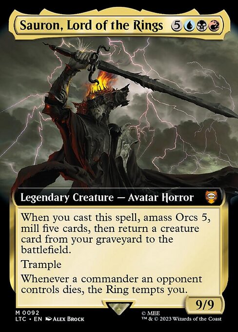 Sauron, Lord of the Rings - Foil