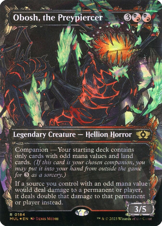 Obosh, the Preypiercer - Halo Foil