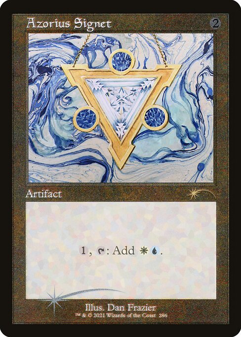 Azorius Signet - Foil Etched