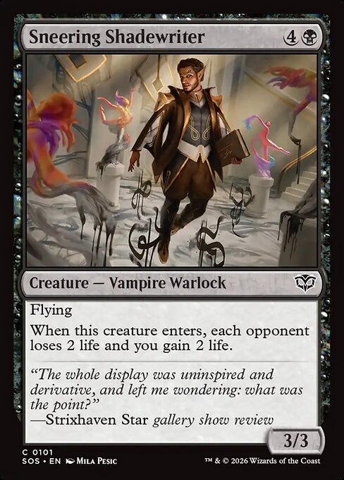 Sneering Shadewriter - Foil