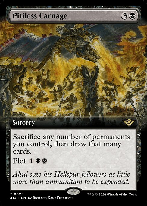 Pitiless Carnage - Foil