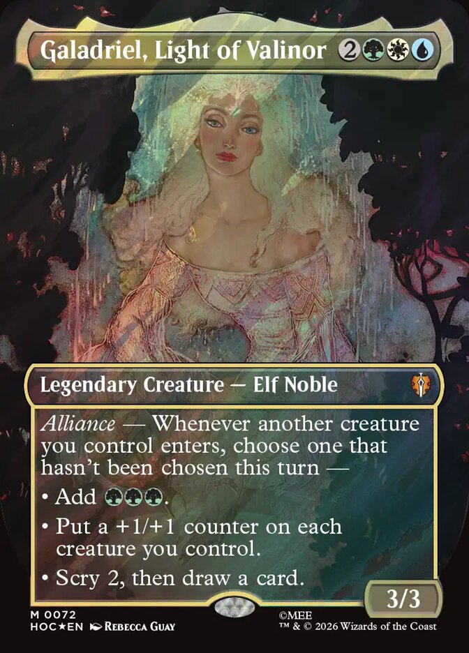 Galadriel, Light of Valinor - Surge Foil