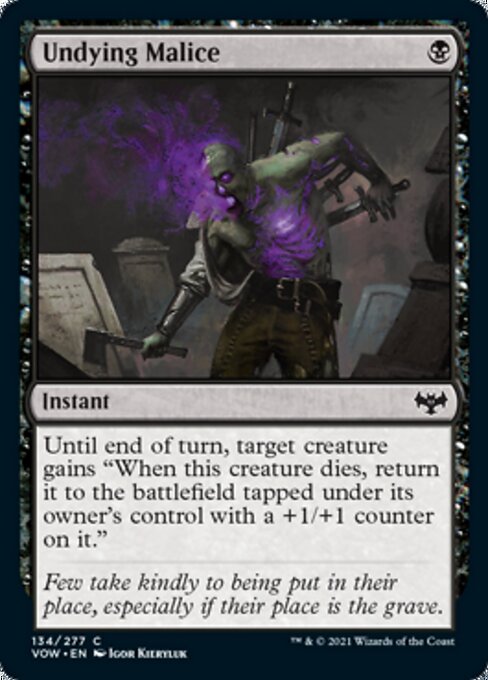 Undying Malice - Foil