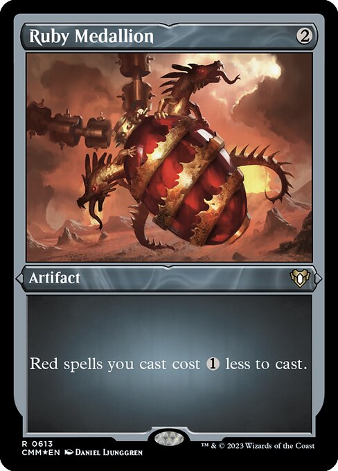 Ruby Medallion - Foil-Etched