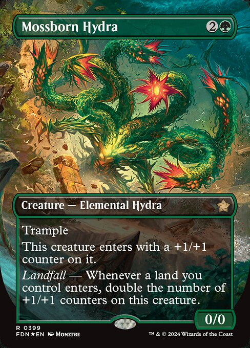 Mossborn Hydra - Mana Foil