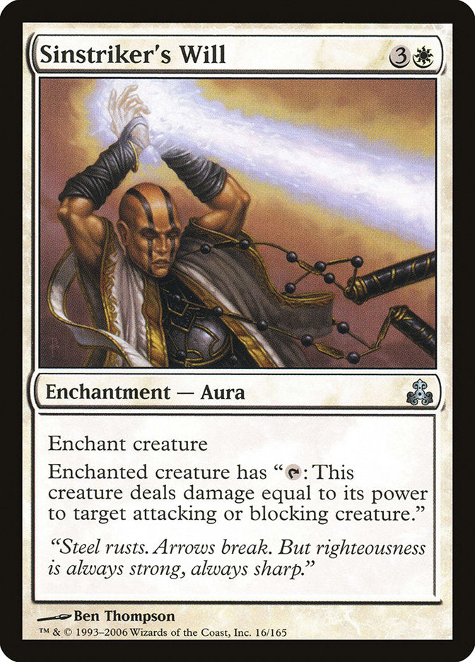 Sinstriker's Will - Foil