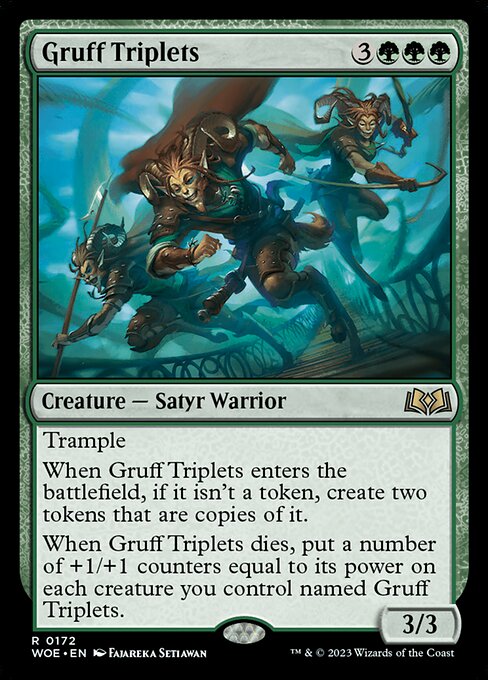 Gruff Triplets - Foil