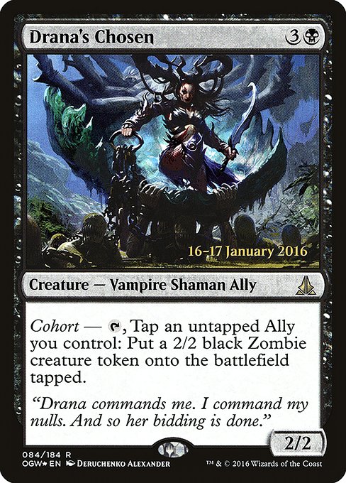 Drana's Chosen - Foil - Prerelease Promo