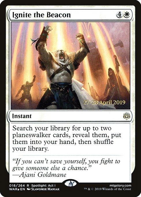 Ignite the Beacon - Foil - Prerelease Promo