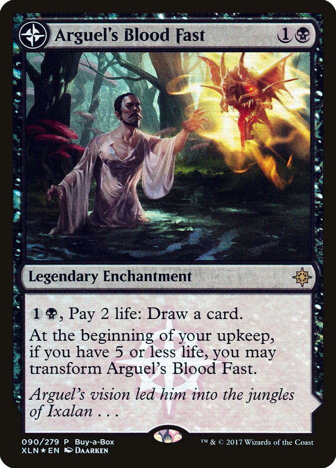 Arguel's Blood Fast // Temple of Aclazotz - Foil - Buy-A-Box Promo