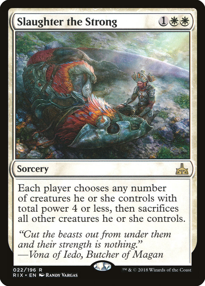 Slaughter the Strong - Foil