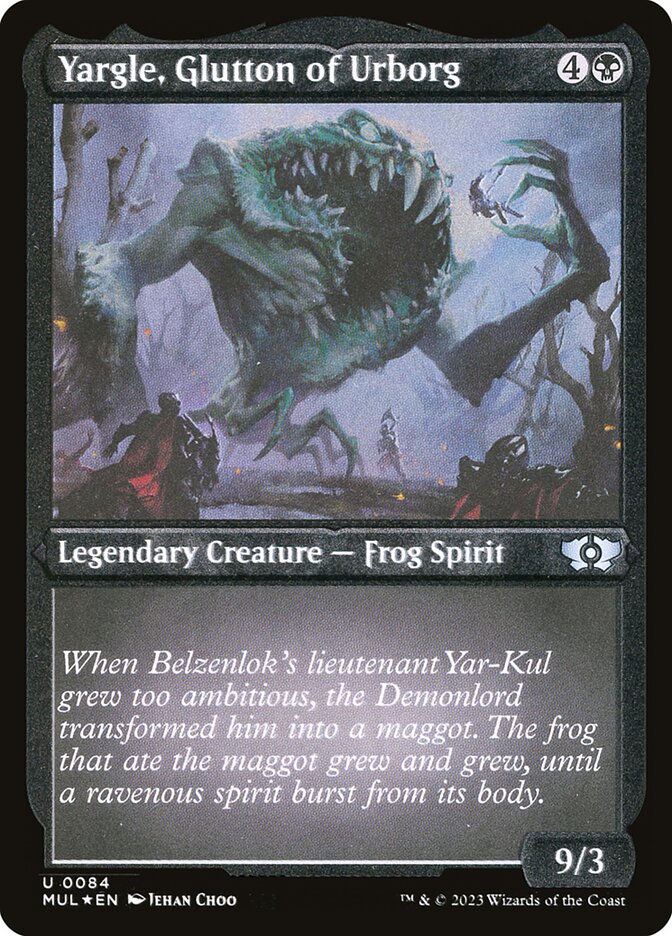 Yargle, Glutton of Urborg - Foil-Etched