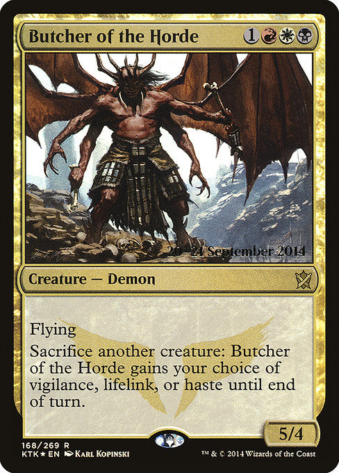 Butcher of the Horde - Foil - Prerelease Promo